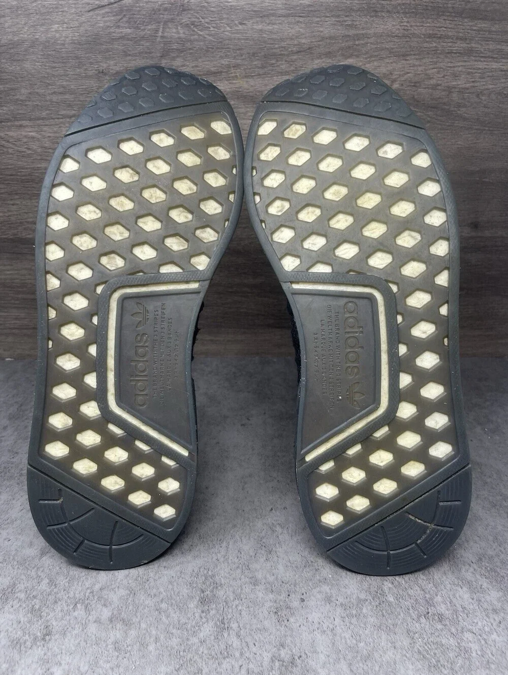 adidas NMD R1 STLT Primeknit Triple Black Size 12 Mens Boost Sneakers CQ2391